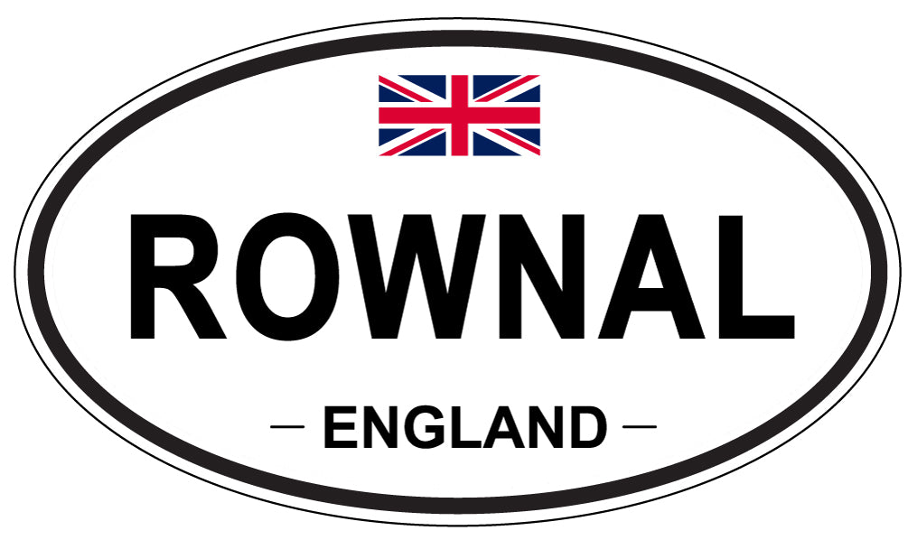 ROWNAL, England - Oval Magnet