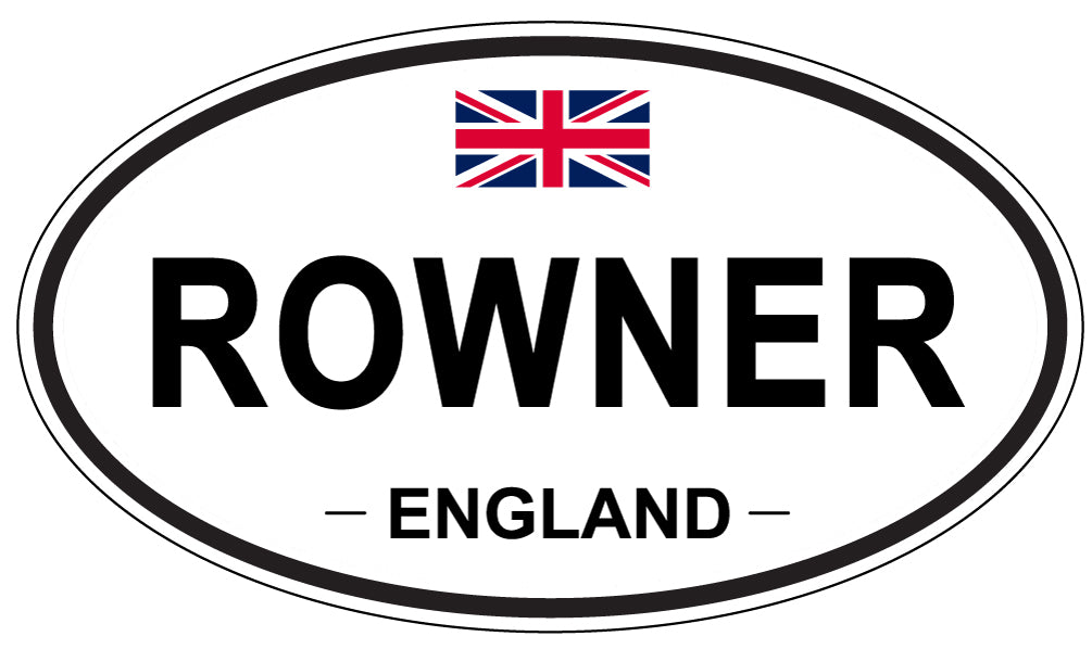 ROWNER, England - Oval Magnet