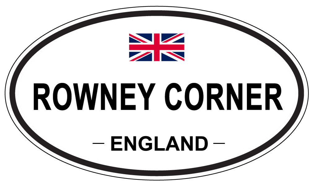 ROWNEY CORNER, England - Oval Magnet