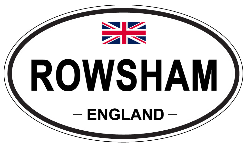 ROWSHAM, England - Oval Magnet