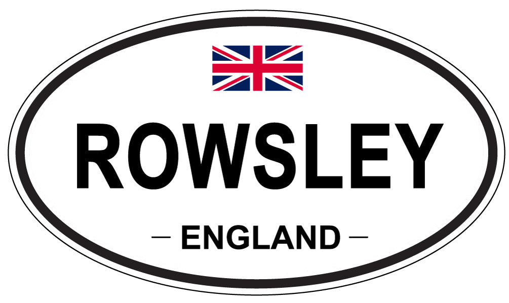 ROWSLEY, England - Oval Magnet