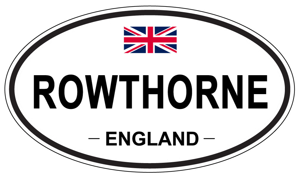 ROWTHORNE, England - Oval Magnet