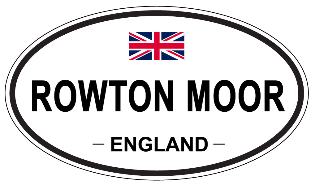 ROWTON MOOR, England - Oval Magnet
