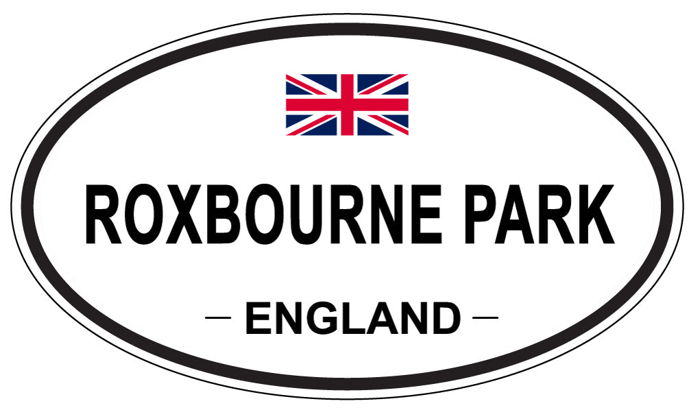ROXBOURNE PARK, England - Oval Magnet