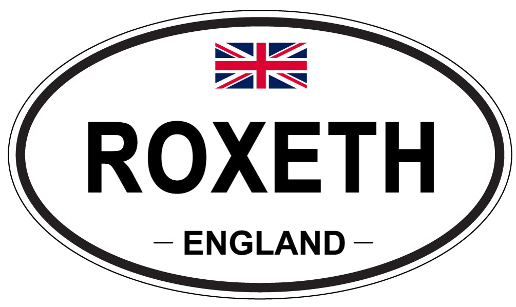 ROXETH, England - Oval Magnet
