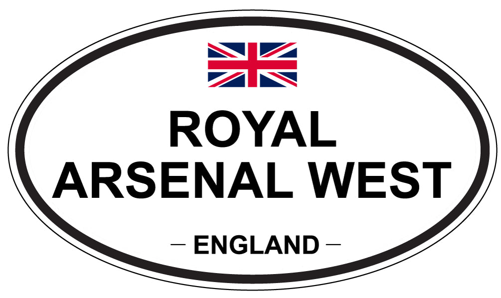 ROYAL ARSENAL WEST, England - Oval Magnet