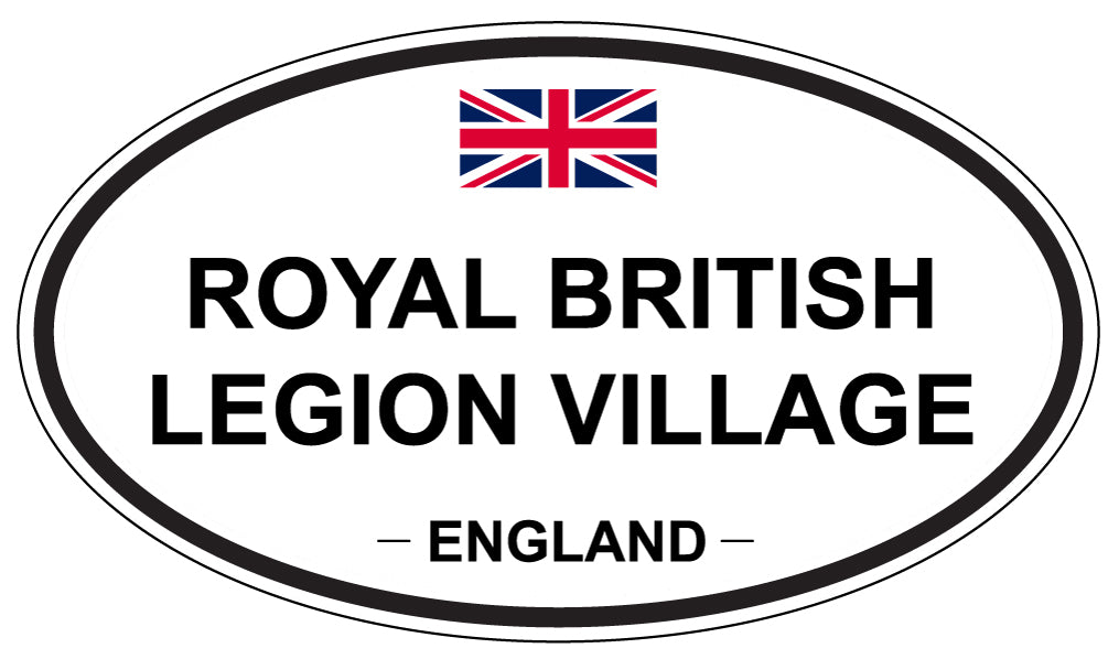 ROYAL BRITISH LEGION VILLAGE, England - Oval Magnet