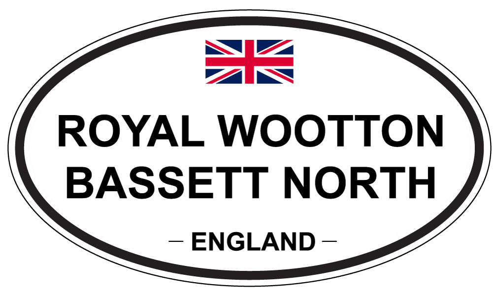 ROYAL WOOTTON BASSETT NORTH, England - Oval Magnet
