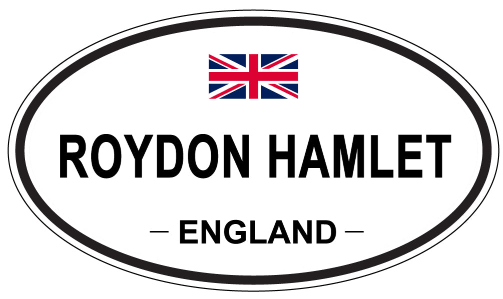 ROYDON HAMLET, England - Oval Magnet