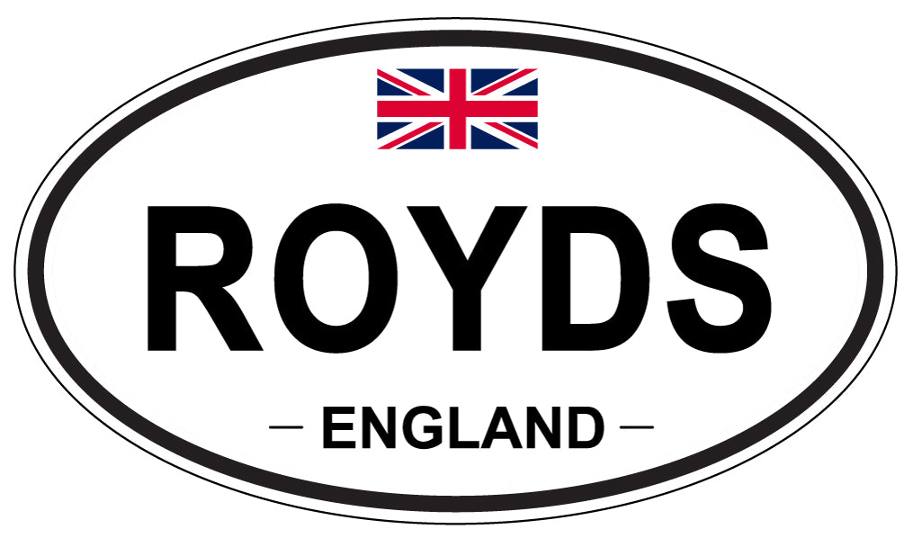 ROYDS, England - Oval Magnet