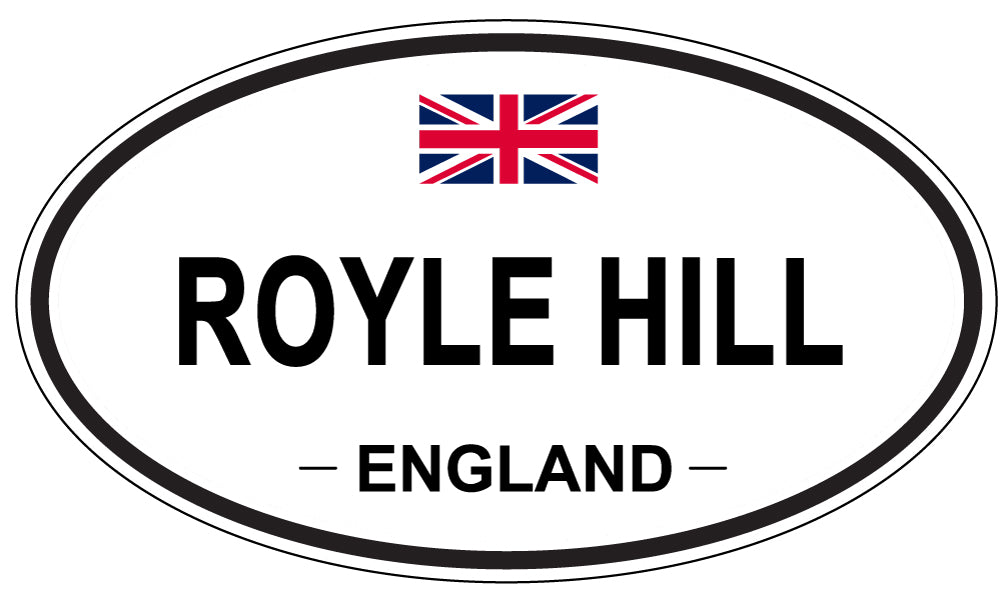 ROYLE HILL, England - Oval Magnet