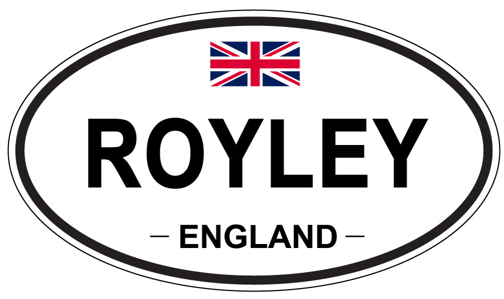 ROYLEY, England - Oval Magnet