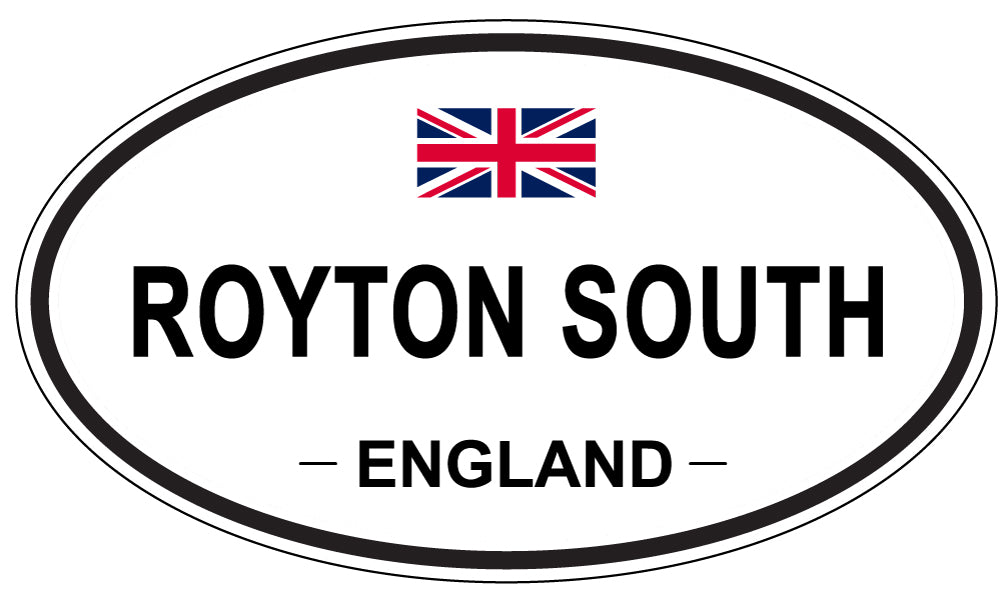 ROYTON SOUTH, England - Oval Magnet