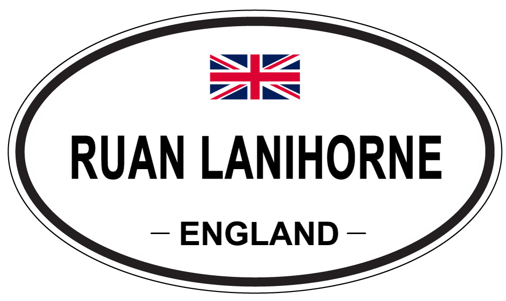 RUAN LANIHORNE, England - Oval Magnet
