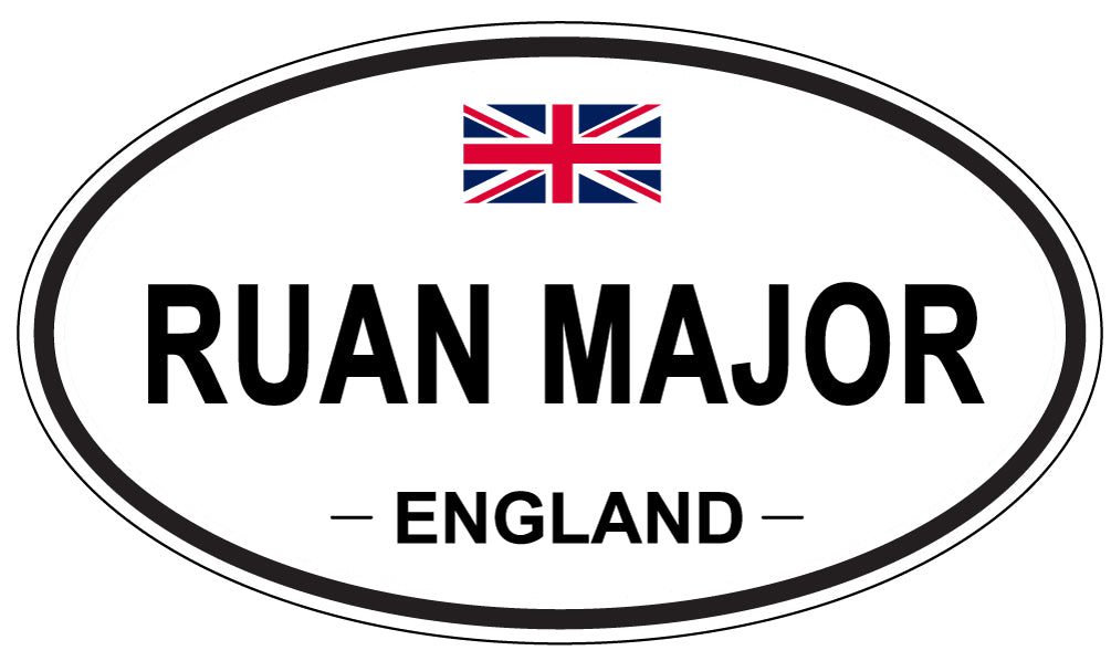 RUAN MAJOR, England - Oval Magnet