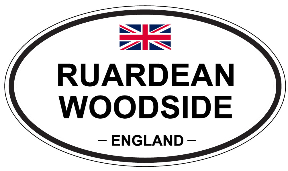 RUARDEAN WOODSIDE, England - Oval Magnet