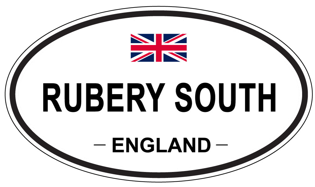 RUBERY SOUTH, England - Oval Magnet
