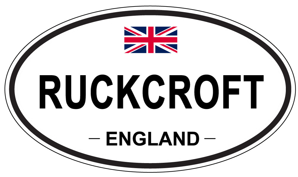 RUCKCROFT, England - Oval Magnet