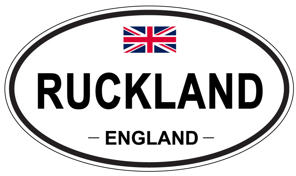 RUCKLAND, England - Oval Magnet