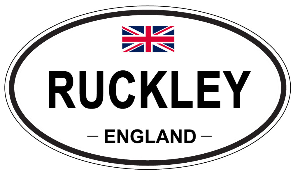 RUCKLEY, England - Oval Magnet