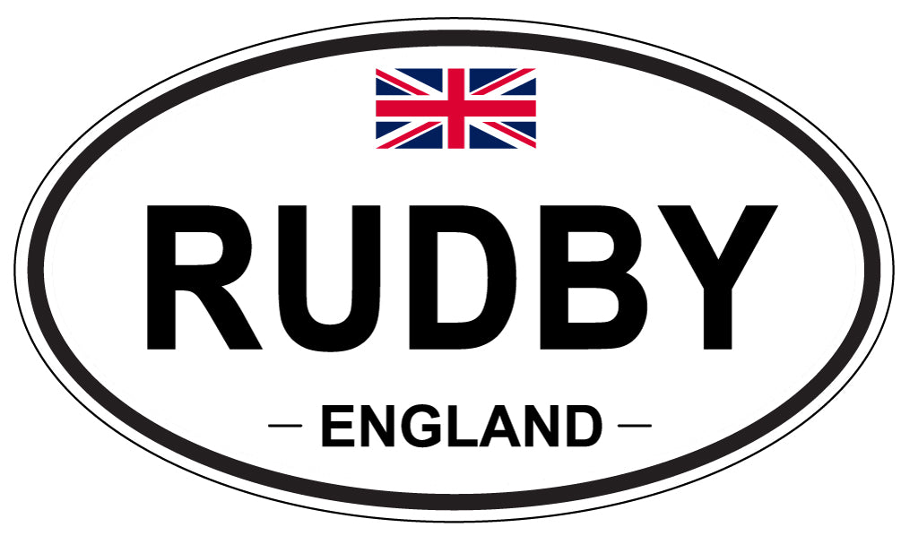 RUDBY, England - Oval Magnet