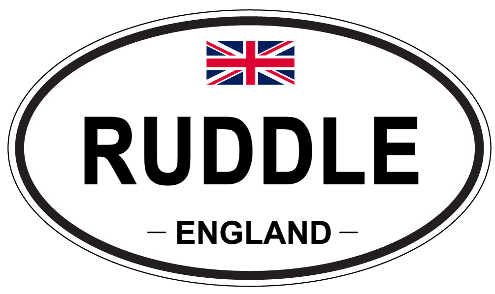 RUDDLE, England - Oval Magnet