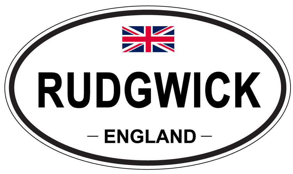 RUDGWICK, England - Oval Magnet