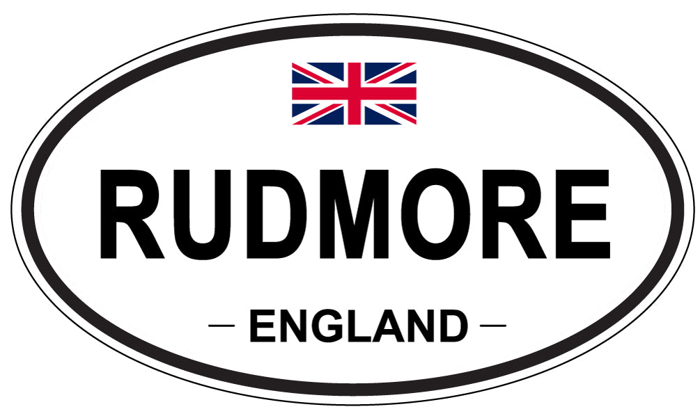 RUDMORE, England - Oval Magnet