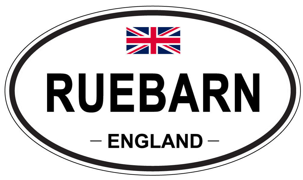 RUEBARN, England - Oval Magnet