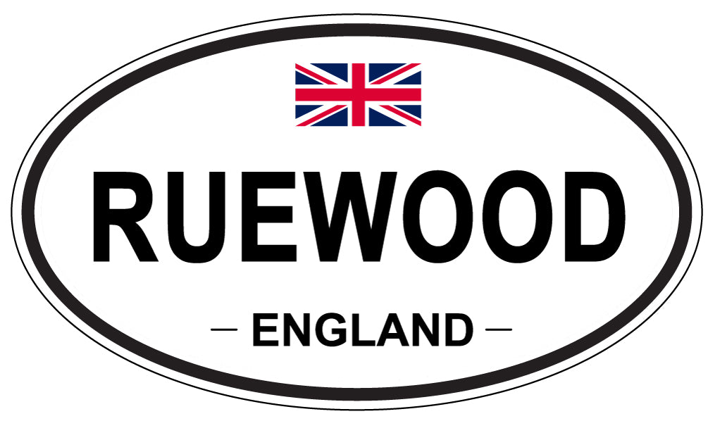 RUEWOOD, England - Oval Magnet