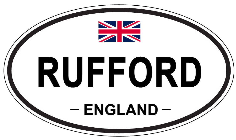 RUFFORD, England - Oval Magnet