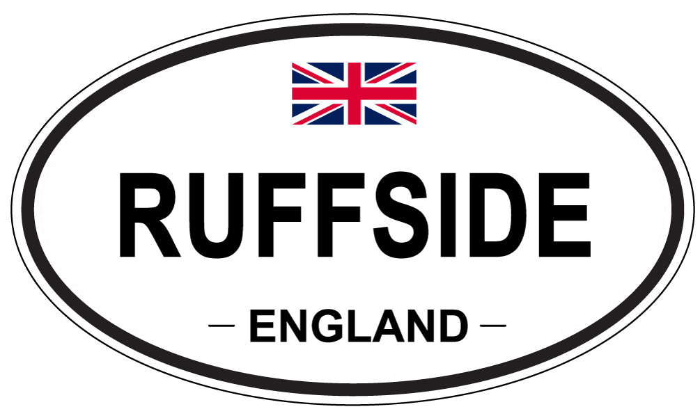 RUFFSIDE, England - Oval Magnet