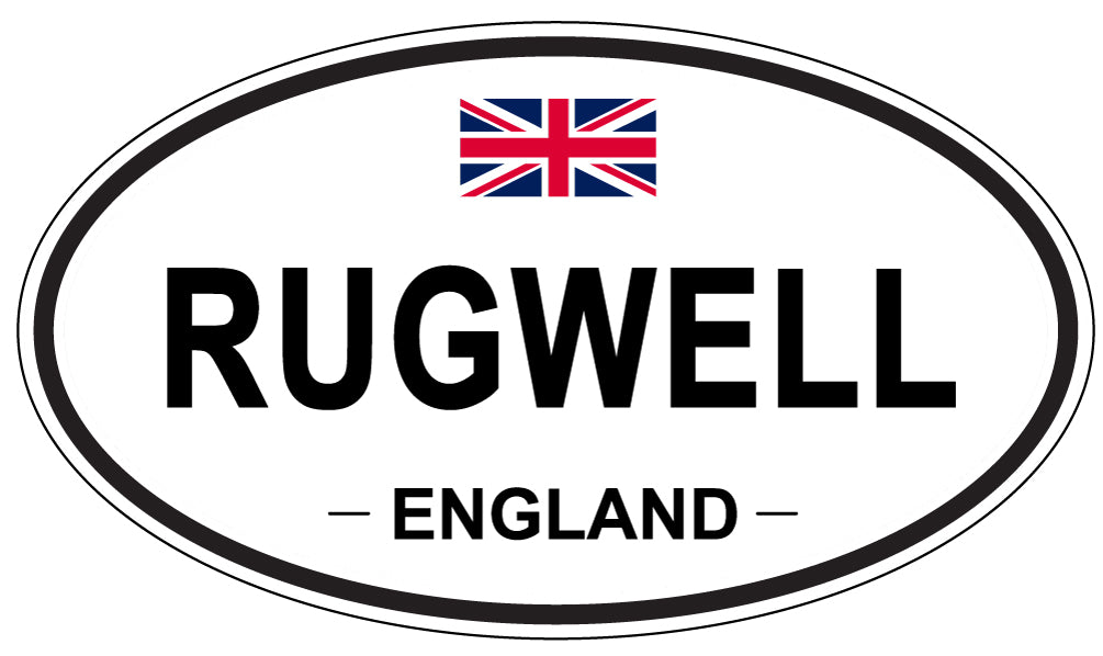 RUGWELL, England - Oval Magnet