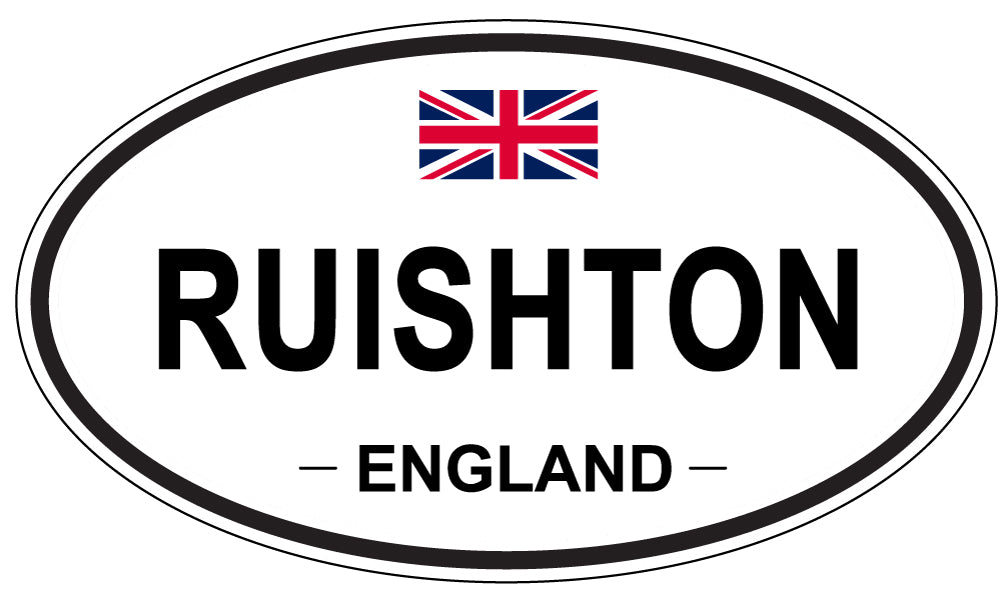 RUISHTON, England - Oval Magnet