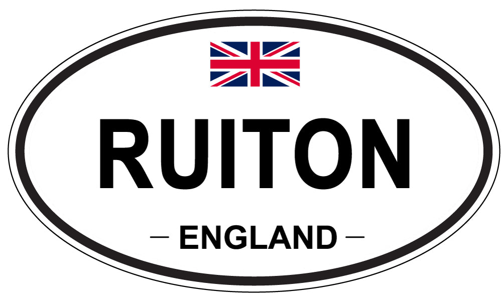 RUITON, England - Oval Magnet