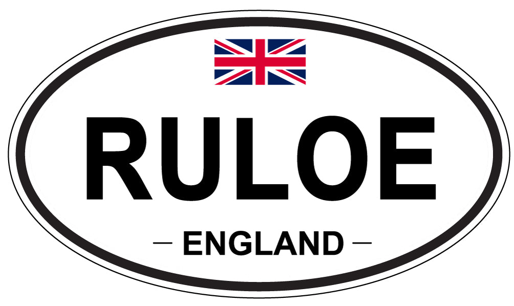 RULOE, England - Oval Magnet