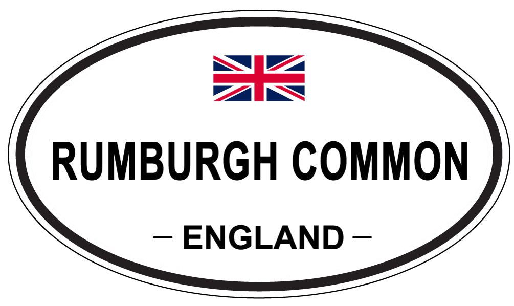 RUMBURGH COMMON, England - Oval Magnet