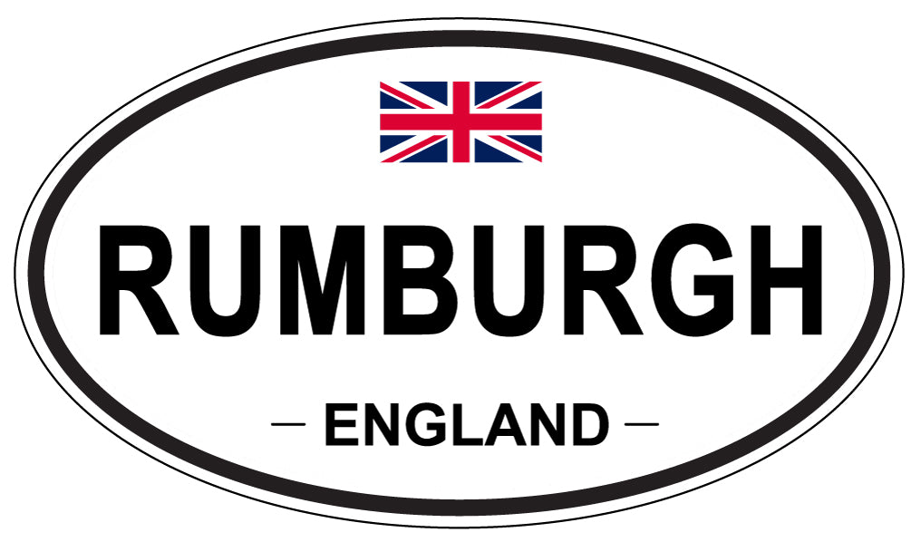 RUMBURGH, England - Oval Magnet