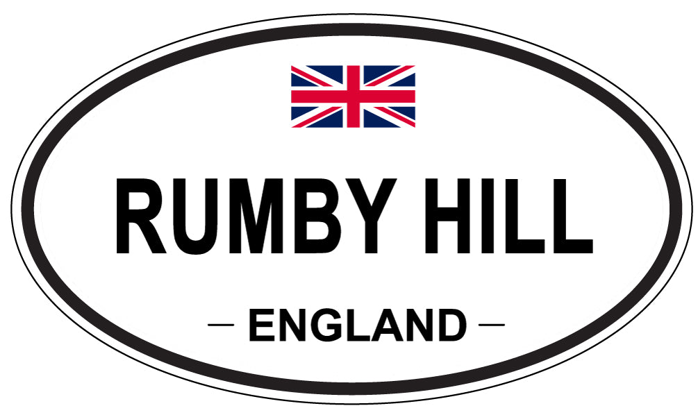 RUMBY HILL, England - Oval Magnet