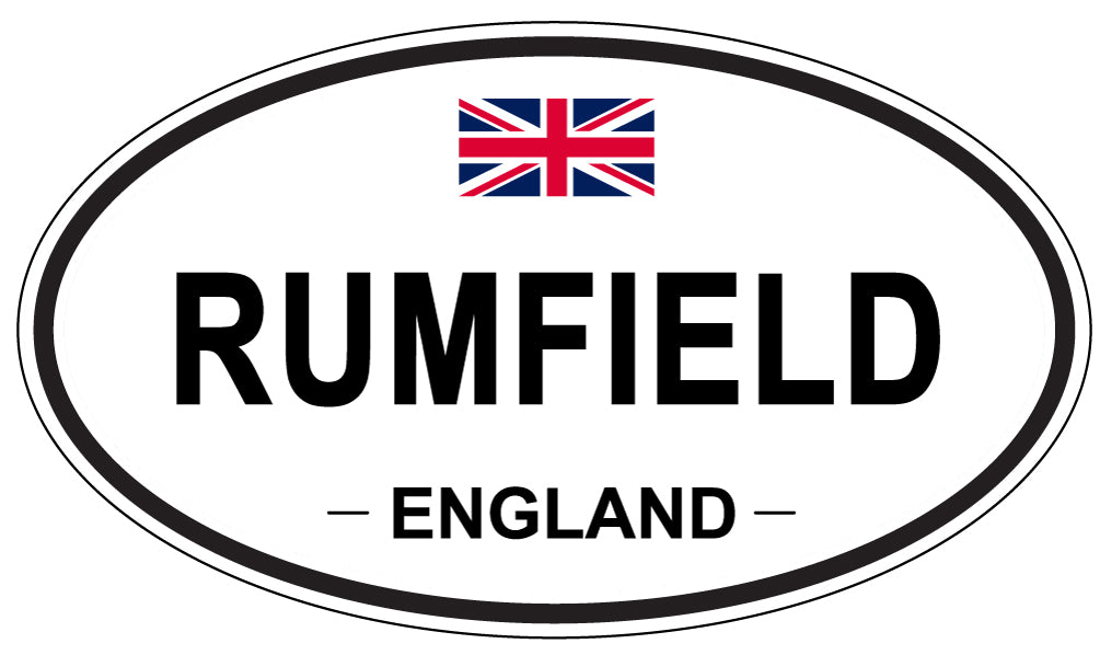 RUMFIELD, England - Oval Magnet
