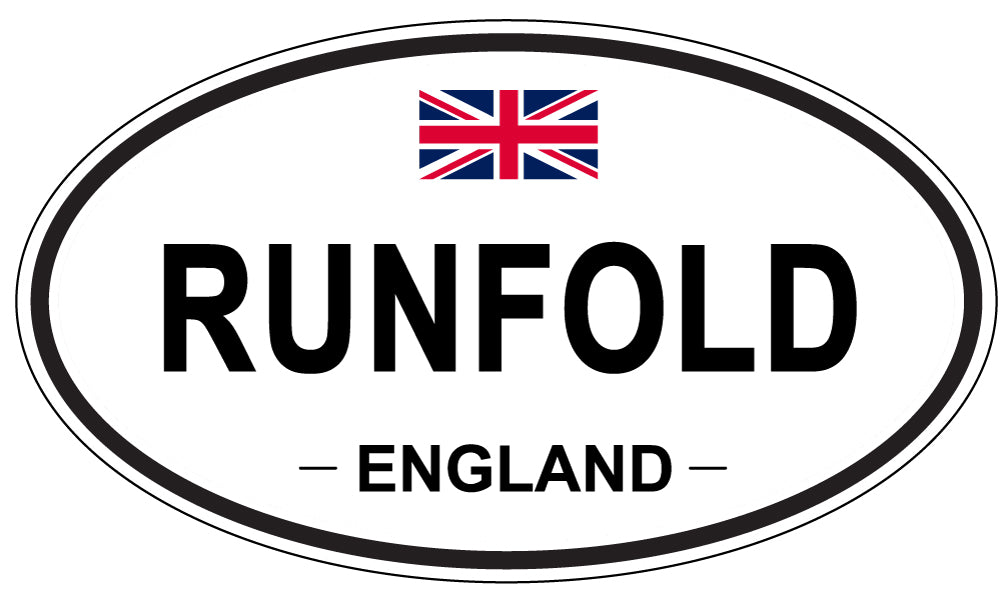 RUNFOLD, England - Oval Magnet