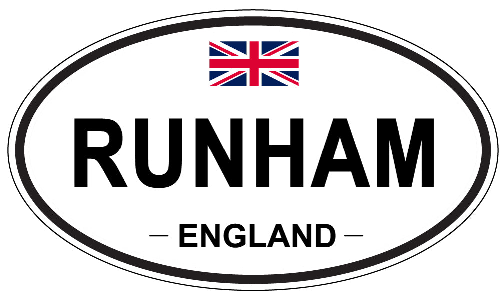 RUNHAM, England - Oval Magnet