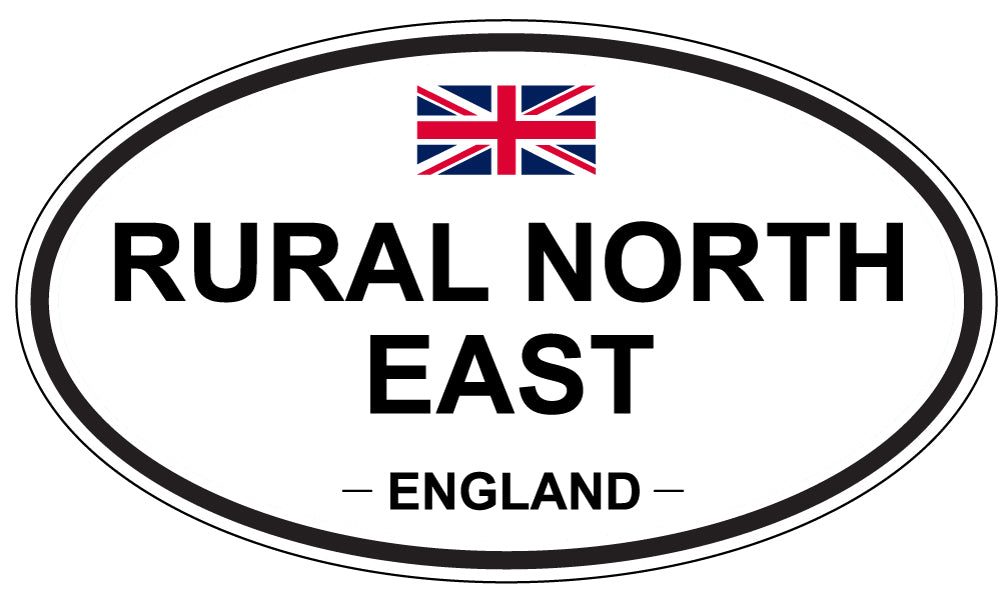 RURAL NORTH EAST, England - Oval Magnet