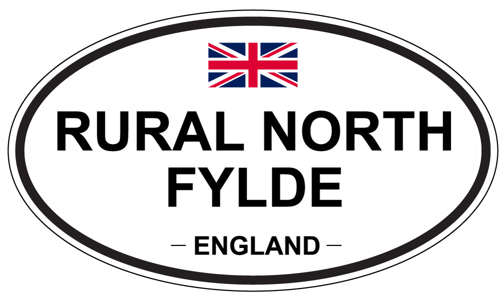RURAL NORTH FYLDE, England - Oval Magnet