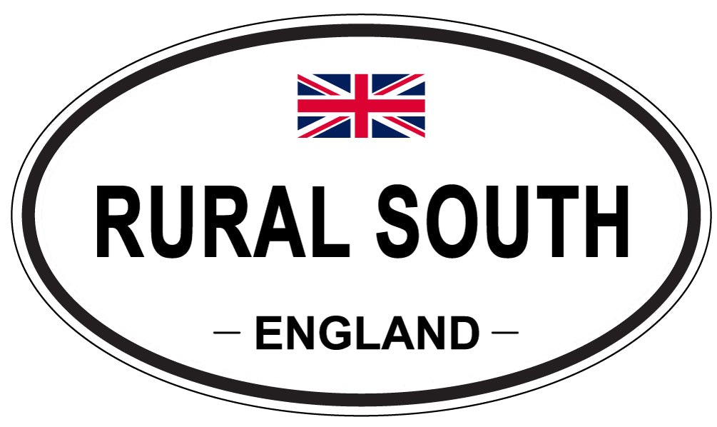 RURAL SOUTH, England - Oval Magnet