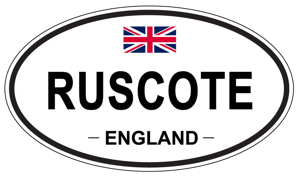 RUSCOTE, England - Oval Magnet