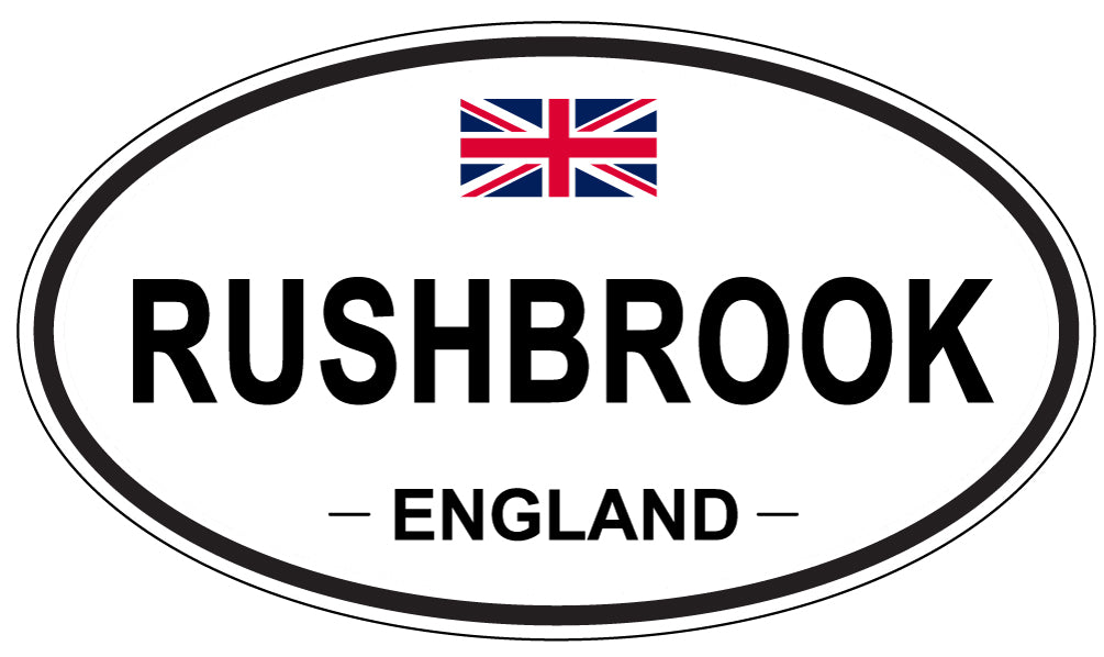 RUSHBROOK, England - Oval Magnet
