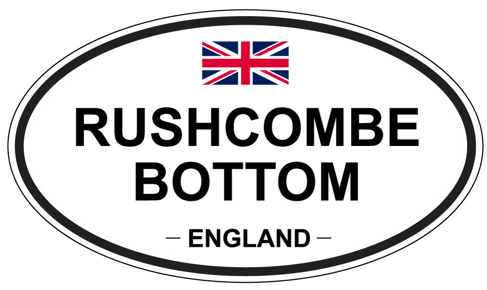 RUSHCOMBE BOTTOM, England - Oval Magnet