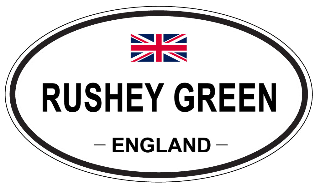 RUSHEY GREEN, England - Oval Magnet