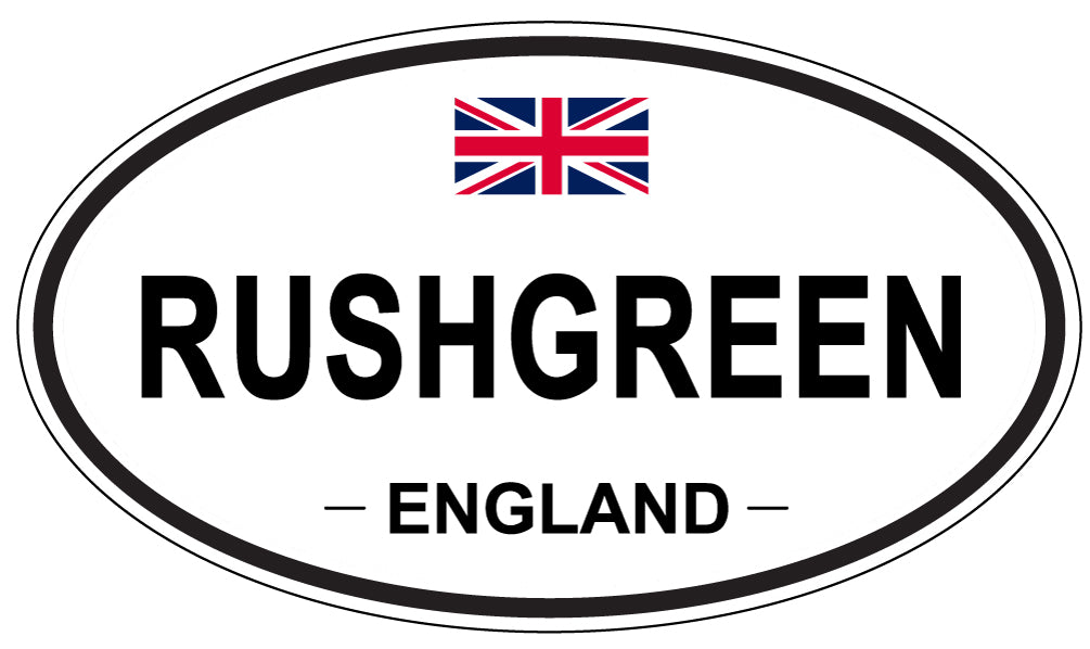 RUSHGREEN, England - Oval Magnet
